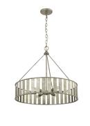 Millennium Lighting Antique Silver 6-Light Chandelier Ceiling Light 