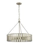 Millennium Lighting Antique Silver 6-Light Chandelier Ceiling Light 