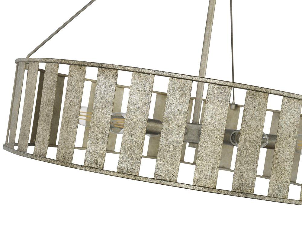 Millennium Lighting Antique Silver 6-Light Chandelier Ceiling Light 