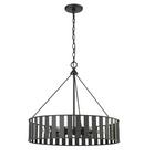 Millennium Lighting Matte Black 6-Light Chandelier Ceiling Light 