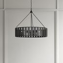 Millennium Lighting Matte Black 6-Light Chandelier Ceiling Light 