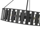 Millennium Lighting Matte Black 6-Light Chandelier Ceiling Light 