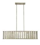 5-Light Chandelier Ceiling Light in Antique Silver 