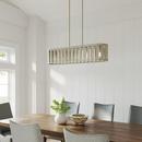 5-Light Chandelier Ceiling Light in Antique Silver 