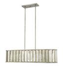 5-Light Chandelier Ceiling Light in Antique Silver 