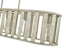 5-Light Chandelier Ceiling Light in Antique Silver 