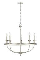Millennium Lighting Brushed Nickel 5-Light Chandelier Ceiling Light 