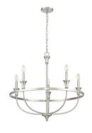 Millennium Lighting Brushed Nickel 5-Light Chandelier Ceiling Light 