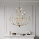 Millennium Lighting Modern Gold 12-Light Chandelier Ceiling Light 