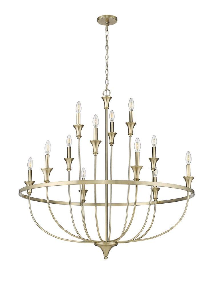 Millennium Lighting Modern Gold 12-Light Chandelier Ceiling Light 