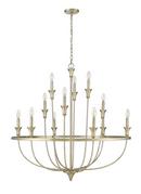 Millennium Lighting Modern Gold 12-Light Chandelier Ceiling Light 