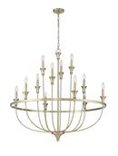 Millennium Lighting Modern Gold 12-Light Chandelier Ceiling Light 