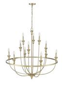 Millennium Lighting Modern Gold 12-Light Chandelier Ceiling Light 