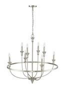 Millennium Lighting Brushed Nickel 8-Light Chandelier Ceiling Light 