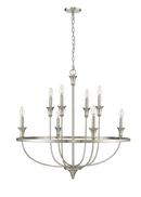 Millennium Lighting Brushed Nickel 8-Light Chandelier Ceiling Light 