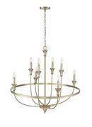 Millennium Lighting Modern Gold 8-Light Chandelier Ceiling Light 