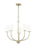 Millennium Lighting Vintage Brass 5-Light Chandelier Ceiling Light 