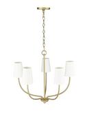 Millennium Lighting Vintage Brass 5-Light Chandelier Ceiling Light 