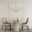 Millennium Lighting Vintage Brass 8-Light Chandelier Ceiling Light 