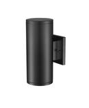 1-Light Outdoor Wall Sconce in Powder Coated Black 
