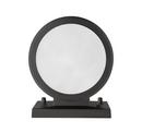 120W Incandescent 2-Light 12.75in. Outdoor Wall Sconce in Black / Frosted Glass 