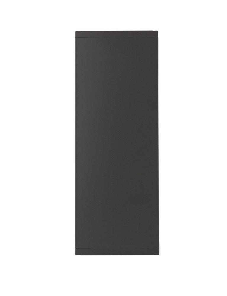 2-Light Outdoor Wall Sconce in Powder Coated Black 