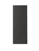 2-Light Outdoor Wall Sconce in Powder Coated Black 