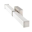 Bathroom Vanity Fixture with LED Light Bar in Brushed Nickel 