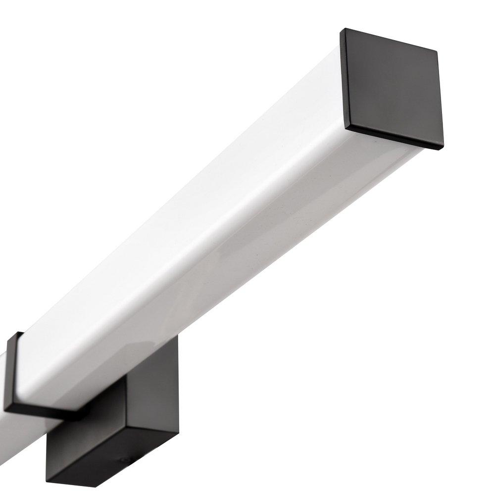 Bathroom Vanity Fixture with LED Light Bar in Matte Black 