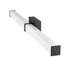 Bathroom Vanity Fixture with LED Light Bar in Matte Black 