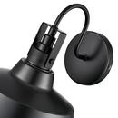 1-Light Outdoor Wall Sconce in Powder Coated Black 