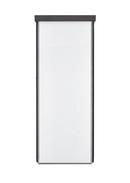 Outdoor LED Wall Sconce in Powder Coated Black 