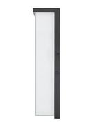 Outdoor LED Wall Sconce in Powder Coated Black 