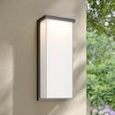Outdoor LED Wall Sconce in Powder Coated Black 