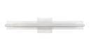 LED Vanity Fixture Light Selectable 3 CCT Integrated in Brushed Nickel 