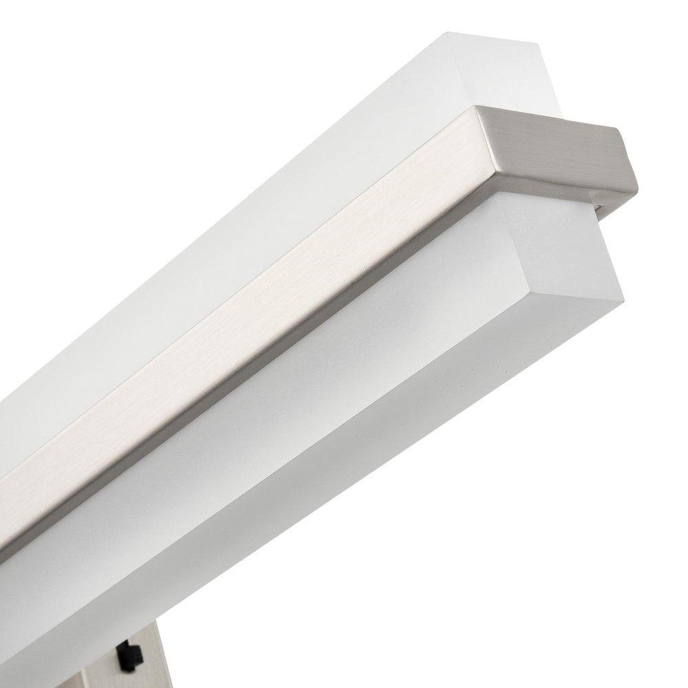 LED Vanity Fixture Light Selectable 3 CCT Integrated in Brushed Nickel 