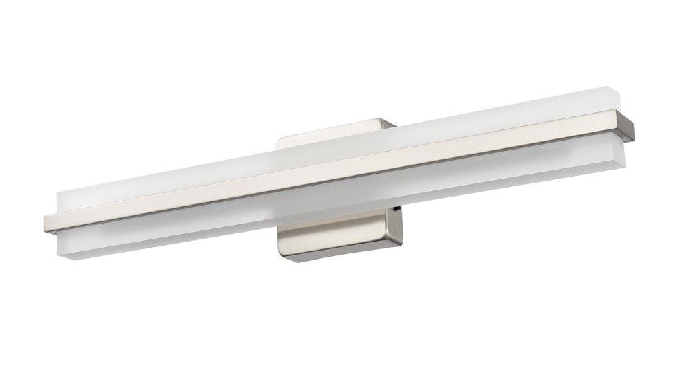 LED Vanity Fixture Light Selectable 3 CCT Integrated in Brushed Nickel 