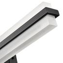 LED Vanity Fixture Light Selectable 3 CCT Integrated in Matte Black 