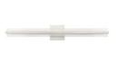 LED Vanity Fixture Light Selectable 3 CCT Integrated in Brushed Nickel 