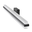 LED Vanity Fixture Light Selectable 3 CCT Integrated in Matte Black 
