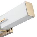 LED Vanity Fixture Light Selectable 3 CCT Integrated in Modern Gold 
