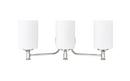 3-Light Vanity Fixture in Polished Nickel 