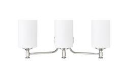 3-Light Vanity Fixture in Polished Nickel