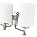 3-Light Vanity Fixture in Polished Nickel 