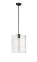 1-Light Pendant Light in Matte Black 