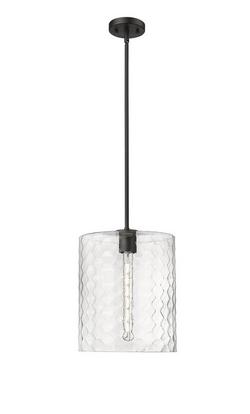 1-Light Pendant Light in Matte Black