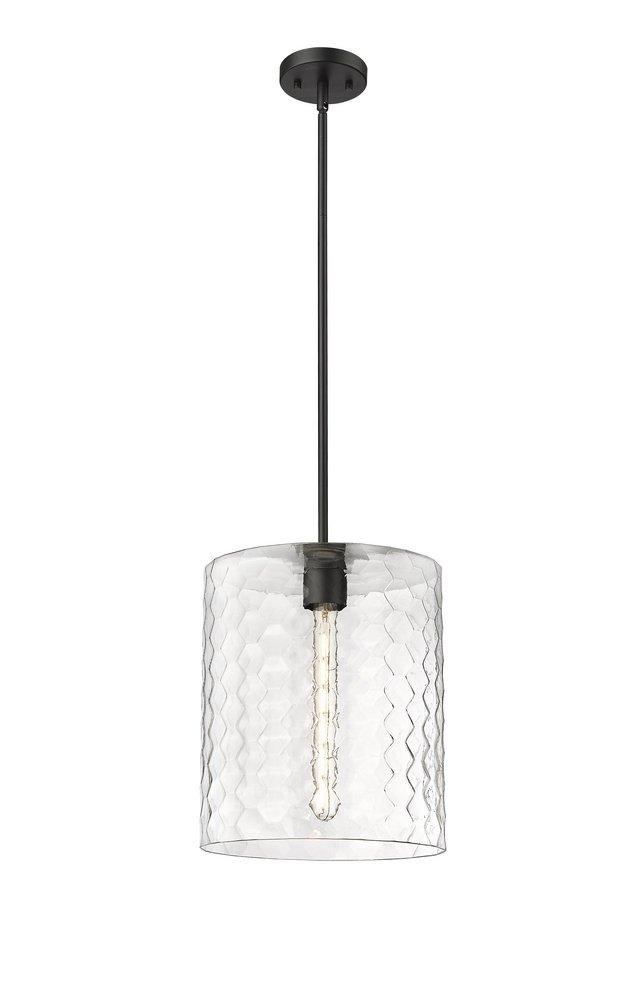 1-Light Pendant Light in Matte Black 