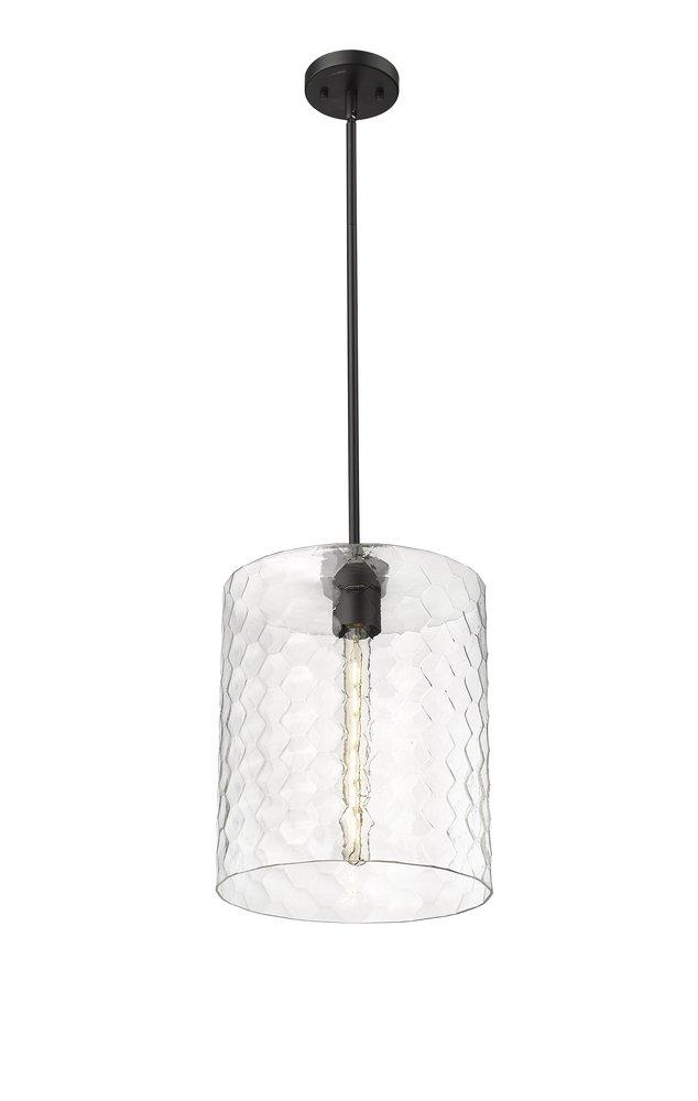 1-Light Pendant Light in Matte Black 