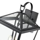 3-Light Outdoor Wall Sconce in Textured Black 