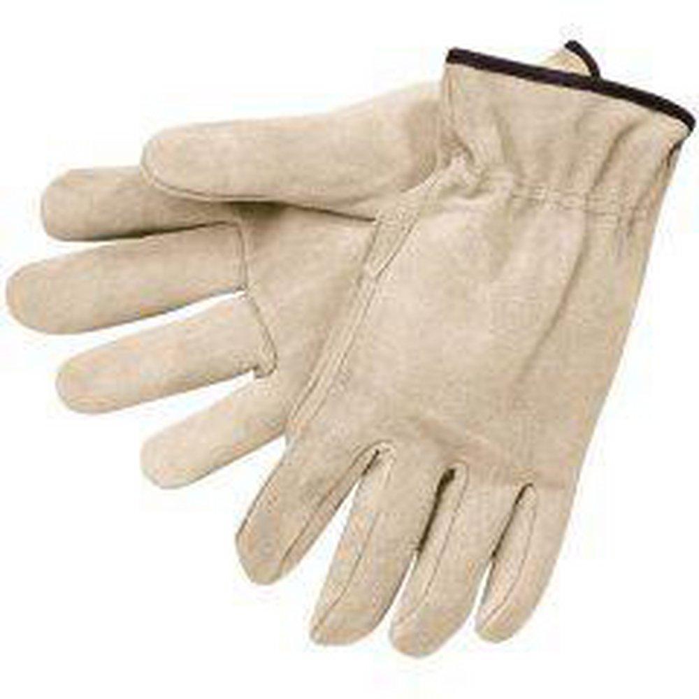 Memphis Glove Natural Pearl 1.4mm Cowhide Leather Driver Gloves in Grey 
